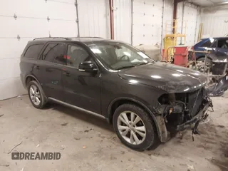 2012 Dodge Durango Crew with VIN 1C4SDJDT6CC205946, listed as a IAAI auction lot 41531175 with 211,372 mi miles. Bid and sale history available at carsss.com. Image 1.