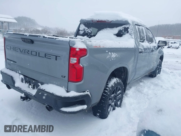 2023 Chevrolet Silverado 1500 LT Trail Boss with VIN 3GCUDFED4PG302112, listed as a IAAI auction lot 41241051 with 30,908 mi miles and . Bid and sale history available at DreamBid. Image 4.