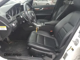 2014 Mercedes-Benz C with VIN WDDGF4HB2EA935084, listed as a Copart auction lot 44710705 with 129,016 mi miles and Salvage Title. Bid and sale history available at carsss.com. Image 7.