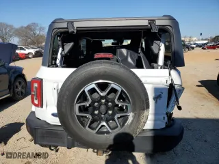 2022 Ford Bronco with VIN 1FMDE5AHXNLB15534, listed as a Copart auction lot 87265354 with 45,726 mi miles and Salvage Title. Bid and sale history available at carsss.com. Image 6.