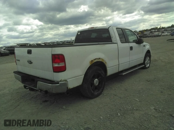 2008 Ford F-150 STX with VIN 1FTRX14W37KB42302, listed as a Copart auction lot 70220273 with 166,312 mi miles and Non Repairable. Bid and sale history available at carsss.com. Image 4.