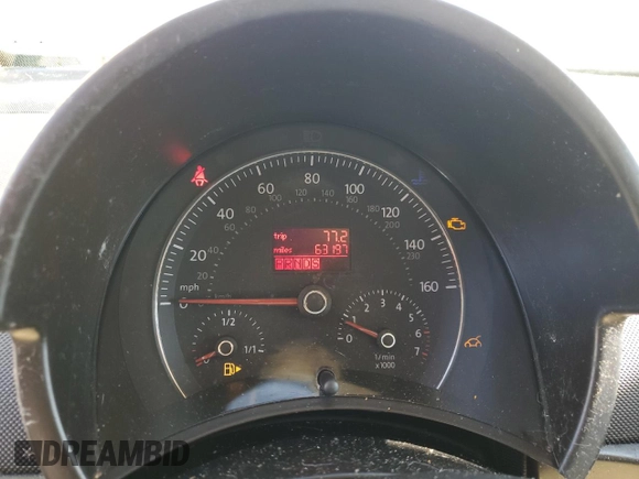 2006 Volkswagen Beetle with VIN 3VWRW31C76M402908, listed as a Copart auction lot 87393604 with 63,197 mi miles and Salvage title. Bid and sale history available at DreamBid. Image 9.
