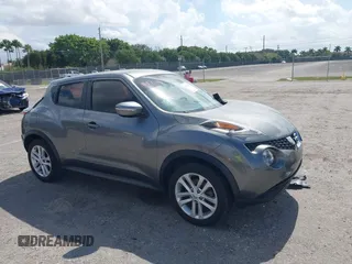 2015 Nissan Juke SV with VIN JN8AF5MV8FT553710, listed as a IAAI auction lot 41522207 with 114,824 mi miles. Bid and sale history available at carsss.com. Image 1.