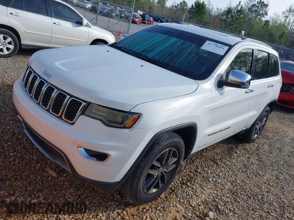 2017 Jeep Grand Cherokee Limited с VIN 1C4RJEBG7HC636260, выставлен на аукционе IAAI как лот 41770981 с пробегом 155 335 миль миль и . История ставок и продаж доступна на DreamBid. Изображение 17.