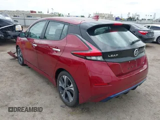 2022 Nissan LEAF SV with VIN 1N4AZ1CV8NC563090, listed as a IAAI auction lot 42086289 with 24,215 mi miles and . Bid and sale history available at DreamBid. Image 3.