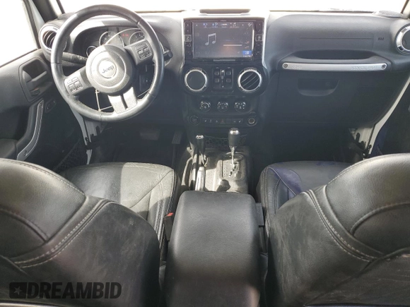 2015 Jeep Wrangler Unlimited Sahara with VIN 1C4BJWEG7FL768712, listed as a Copart auction lot 49963335 with 100,053 mi miles and Salvage Title. Bid and sale history available at carsss.com. Image 8.