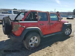 2023 Jeep Wrangler Sport S with VIN 1C4HJXDG8PW507350, listed as a Copart auction lot 46023965 with 15,236 mi miles and Salvage Title. Bid and sale history available at DreamBid. Image 3.