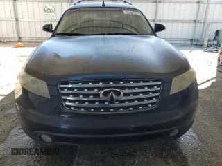 2005 Infiniti FX with VIN JNRAS08U85X110430, listed as a Copart auction lot 43570854 with Not Provided miles and Clean Title. Bid and sale history available at carsss.com. Image 5.
