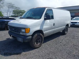 2005 Ford Econoline Cargo with VIN 1FTNE24W55HA43243, listed as a IAAI auction lot 41528626 with 240,685 mi miles and . Bid and sale history available at carsss.com. Image 17.