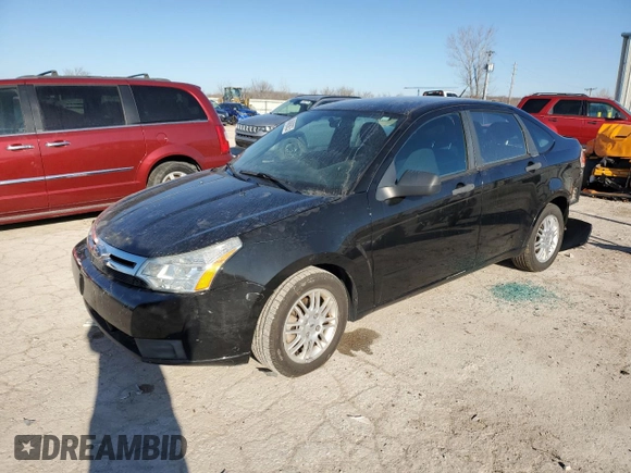 2010 Ford Focus SE with VIN 1FAHP3FN3AW279614, listed as a Copart auction lot 48489825 with 138,108 mi miles and Salvage Title. Bid and sale history available at carsss.com. Image 1.
