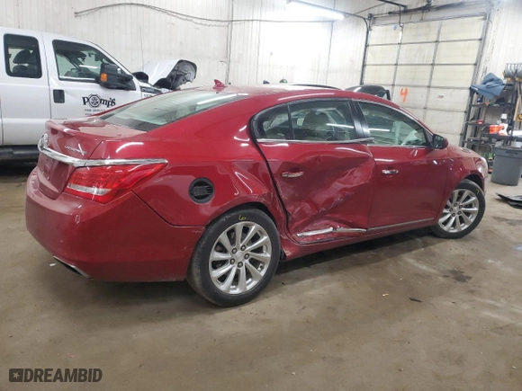 2014 Buick LaCrosse with VIN 1G4GA5G34EF128038, listed as a Copart auction lot 47424985 with NaN miles and Salvage Title. Bid and sale history available at carsss.com. Image 3.