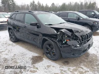 2018 Jeep Cherokee Limited with VIN 1C4PJMDB9JD522070, listed as a IAAI auction lot 41106192 with 44,858 mi miles. Bid and sale history available at carsss.com. Image 1.