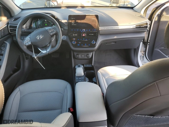 2021 Hyundai Ioniq Electric Limited with VIN KMHC85LJ6MU081927, listed as a Copart auction lot 83955944 with 27,324 mi miles and Salvage Title. Bid and sale history available at carsss.com. Image 8.