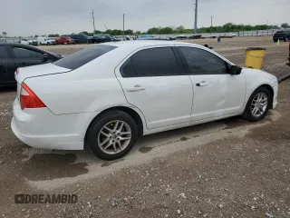2011 Ford Fusion S with VIN 3FAHP0GAXBR298580, listed as a Copart auction lot 51461195 with 180,573 mi miles and Salvage Title. Bid and sale history available at carsss.com. Image 3.
