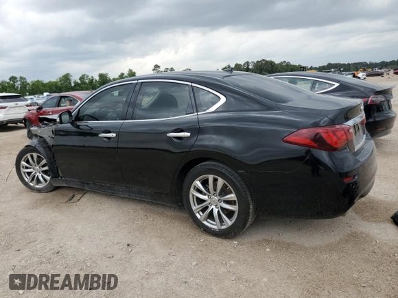 2015 Infiniti Q70 with VIN JN1BY1APXFM540740, listed as a Copart auction lot 55479495 with 140,344 mi miles and Salvage title. Bid and sale history available at DreamBid. Image 2.