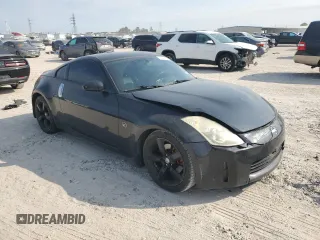 2008 Nissan 350Z Enthusiast with VIN JN1BZ34E18M750990, listed as a Copart auction lot 76414184 with 188,375 mi miles and Salvage Title. Bid and sale history available at carsss.com. Image 4.