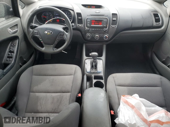 2017 Kia Forte LX with VIN 3KPFK4A72HE039599, listed as a Copart auction lot 47497035 with 148,627 mi miles and Salvage Title. Bid and sale history available at carsss.com. Image 8.