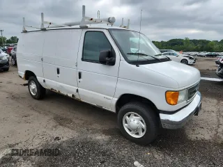 2006 Ford Econoline Cargo with VIN 1FTNE24L16HA86954, listed as a Copart auction lot 63314175 with 207,701 mi miles and Salvage title. Bid and sale history available at DreamBid. Image 4.
