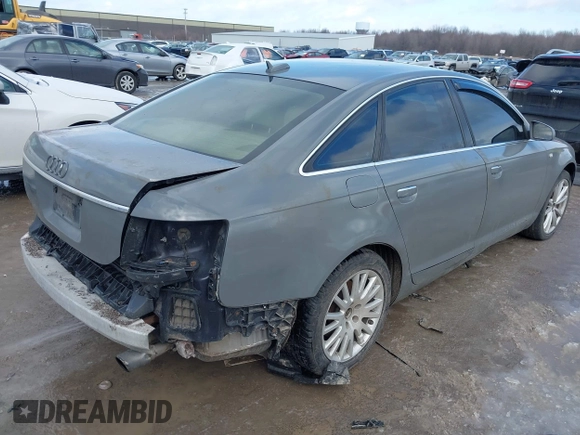 2006 Audi A6 with VIN WAUDG74F76N031534, listed as a IAAI auction lot 41579346 with 204,847 mi miles. Bid and sale history available at carsss.com. Image 4.