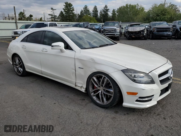 2012 Mercedes-Benz CLS-Class CLS 550 with VIN WDDLJ9BB2CA035124, listed as a Copart auction lot 74322284 with 80,823 mi miles and Salvage Title. Bid and sale history available at carsss.com. Image 4.