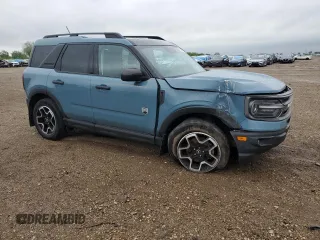 2021 Ford Bronco Sport Big Bend with VIN 3FMCR9B63MRA55875, listed as a Copart auction lot 57420925 with 55,606 mi miles and Salvage title. Bid and sale history available at DreamBid. Image 4.