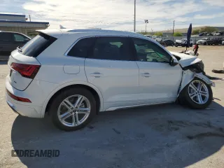2024 Audi Q5 S line Premium Plus with VIN WA1E2AFY7R2069394, listed as a Copart auction lot 58247535 with 25,433 mi miles and Salvage title. Bid and sale history available at DreamBid. Image 3.