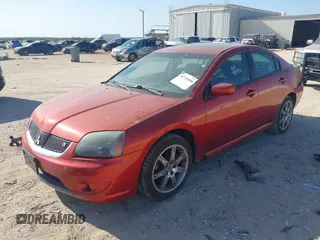 2008 Mitsubishi Galant Ralliart with VIN 4A3AB76TX8E011267, listed as a IAAI auction lot 40743898 with 152,582 mi miles. Bid and sale history available at carsss.com. Image 2.
