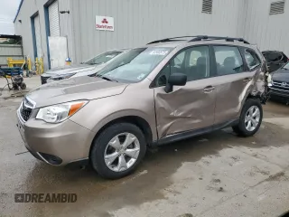 2015 Subaru Forester 2.5i with VIN JF2SJABC4FH429656, listed as a Copart auction lot 53990575 with 50,741 mi miles and Salvage Title. Bid and sale history available at carsss.com. Image 1.