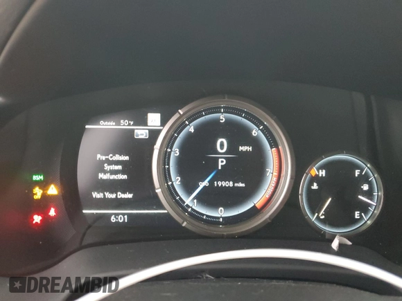 2022 Lexus RX with VIN 2T2YZMDA2NC344974, listed as a Copart auction lot 84971184 with 19,908 mi miles and Salvage Title. Bid and sale history available at carsss.com. Image 9.