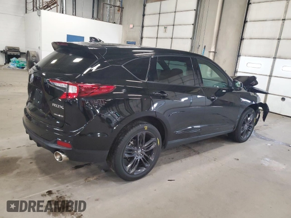 2021 Acura RDX w/A-Spec Package with VIN 5J8TC2H68ML013397, listed as a Copart auction lot 53690604 with 16,931 mi miles. Bid and sale history available at carsss.com. Image 3.