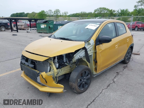 2023 Mitsubishi Mirage Black Edition с VIN ML32AWHJ0PH001038, выставлен на аукционе IAAI как лот 42364804 с пробегом 25 165 миль миль и . История ставок и продаж доступна на DreamBid. Изображение 6.