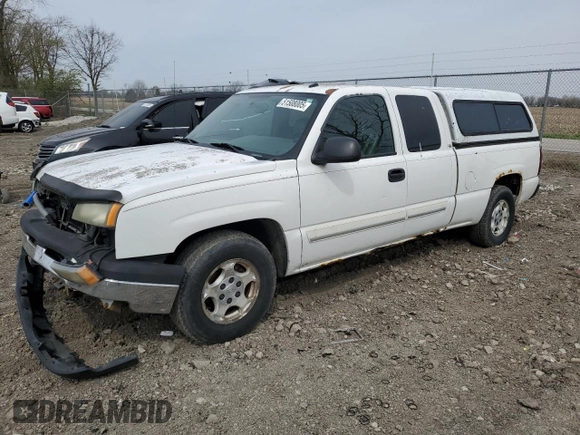 2004 Chevrolet Silverado 1500 LS with VIN 2GCEC19T041155853, listed as a Copart auction lot 51508005 with 193,567 mi miles and Salvage Title. Bid and sale history available at DreamBid. Image 1.