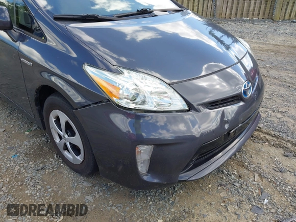 2012 Toyota Prius One with VIN JTDKN3DUXC5410076, listed as a IAAI auction lot 42191581 with 244,502 mi miles. Bid and sale history available at carsss.com. Image 6.