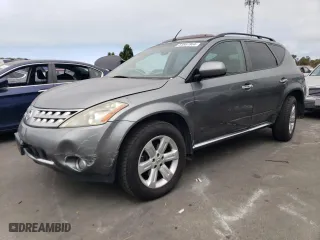 2007 Nissan Murano S with VIN JN8AZ08WX7W626069, listed as a Copart auction lot 64867864 with 135,636 mi miles and Salvage Title. Bid and sale history available at carsss.com. Image 1.