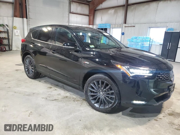 2024 Acura RDX Advance with VIN 5J8TC2H82RL018507, listed as a Copart auction lot 52985685 with 5,364 mi miles and Salvage title. Bid and sale history available at DreamBid. Image 4.