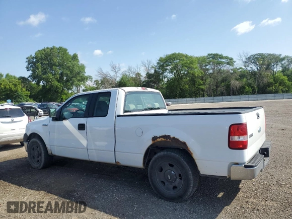 2007 Ford F-150 STX with VIN 1FTRX12W47FB00233, listed as a Copart auction lot 61870565 with 205,846 mi miles and Clean title. Bid and sale history available at DreamBid. Image 2.