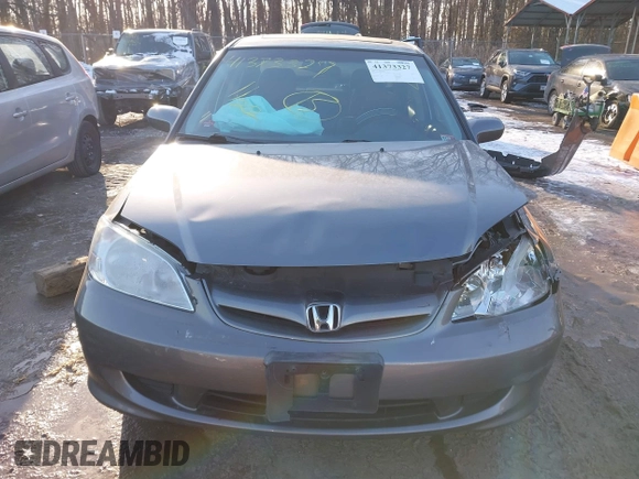 2004 Honda Civic EX with VIN 2HGES26814H604992, listed as a IAAI auction lot 41373327 with 97,545 mi miles. Bid and sale history available at carsss.com. Image 13.