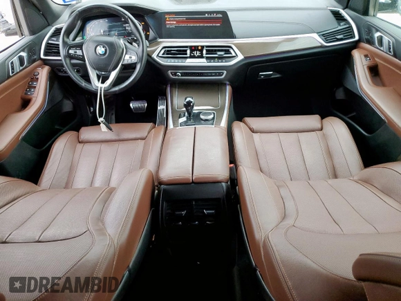 2022 BMW X5 xDrive40i with VIN 5UXCR6C01N9K79249, listed as a Copart auction lot 59142615 with 46,758 mi miles and Salvage title. Bid and sale history available at DreamBid. Image 8.