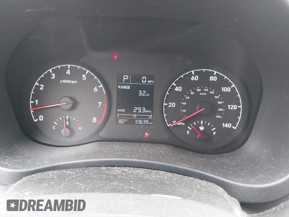 2020 Hyundai Accent SE with VIN 3KPC24A63LE126821, listed as a IAAI auction lot 41555407 with 33,639 mi miles. Bid and sale history available at carsss.com. Image 7.