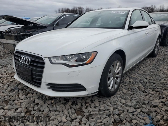 2013 Audi A6 2.0T Premium with VIN WAUCFAFC2DN051010, listed as a Copart auction lot 47953345 with 92,832 mi miles and Clean Title. Bid and sale history available at carsss.com. Image 1.