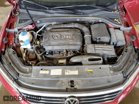 2017 Volkswagen Passat SE with VIN 1VWBT7A35HC062793, listed as a Copart auction lot 61253185 with 41,894 mi miles and Salvage title. Bid and sale history available at DreamBid. Image 11.