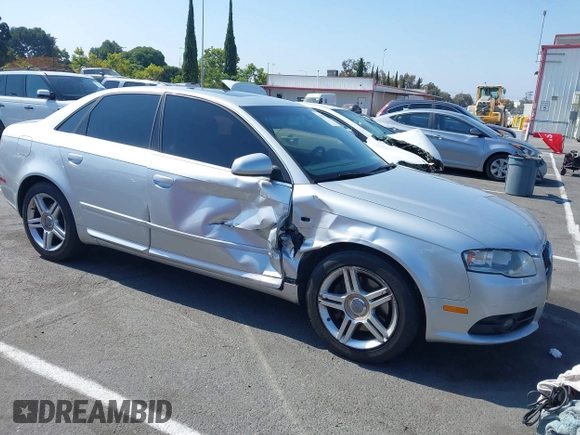 2008 Audi A4 2.0T with VIN WAUDF78E98A053565, listed as a IAAI auction lot 42597810 with 145,388 mi miles and . Bid and sale history available at DreamBid. Image 1.