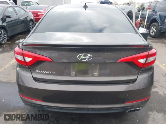 2017 Hyundai Sonata 2.4L with VIN 5NPE24AFXHH587851, listed as a IAAI auction lot 41619232 with 104,367 mi miles and . Bid and sale history available at carsss.com. Image 16.
