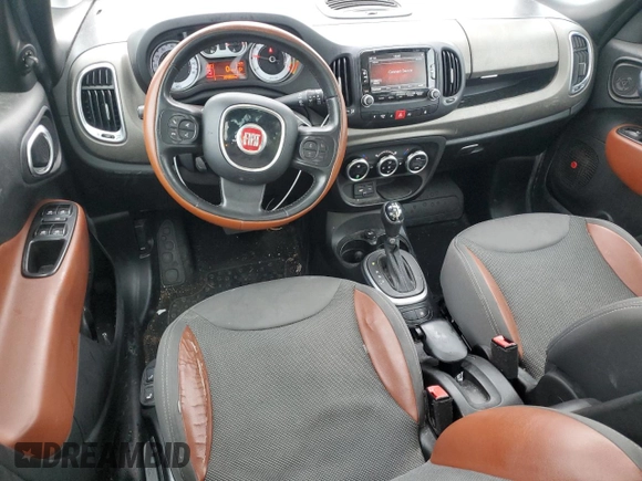 2014 FIAT 500L Trekking with VIN ZFBCFADH0EZ009238, listed as a Copart auction lot 42465845 with 104,858 mi miles and Salvage Title. Bid and sale history available at DreamBid. Image 8.