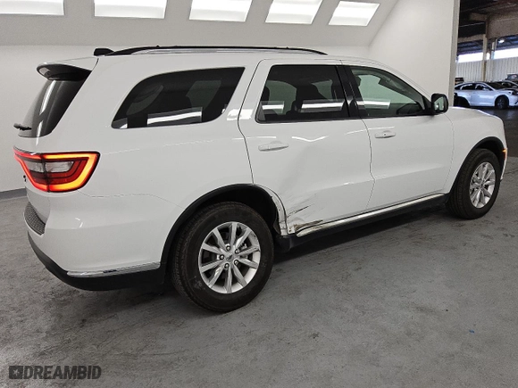 2024 Dodge Durango SXT with VIN 1C4RDJAG5RC114794, listed as a Copart auction lot 81528174 with 19,622 mi miles and Clean Title. Bid and sale history available at carsss.com. Image 3.
