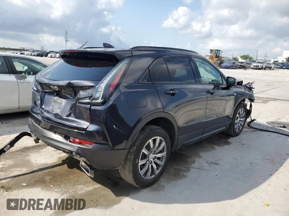2022 Cadillac XT4 FWD Sport with VIN 1GYFZER46NF119009, listed as a Copart auction lot 57651725 with 37,896 mi miles and Salvage title. Bid and sale history available at DreamBid. Image 3.
