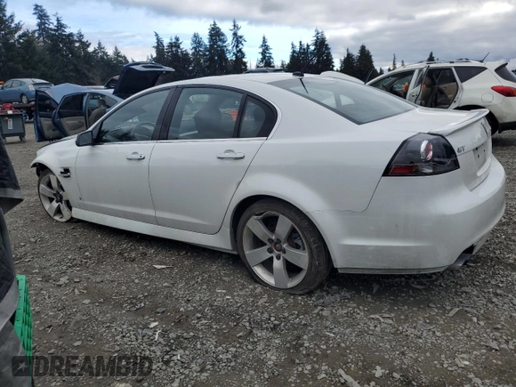 2009 Pontiac G8 GT with VIN 6G2EC57Y89L164105, listed as a Copart auction lot 47447925 with 50,407 mi miles and Salvage Title. Bid and sale history available at DreamBid. Image 2.