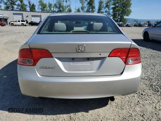 2008 Honda Civic LX with VIN 2HGFA16508H340628, listed as a Copart auction lot 55938535 with 168,922 mi miles and Salvage Title. Bid and sale history available at DreamBid. Image 6.