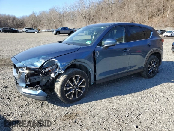 2018 Mazda CX-5 Grand Touring with VIN JM3KFBDM7J0424655, listed as a Copart auction lot 50813275 with 79,294 mi miles and Salvage Title. Bid and sale history available at DreamBid. Image 1.