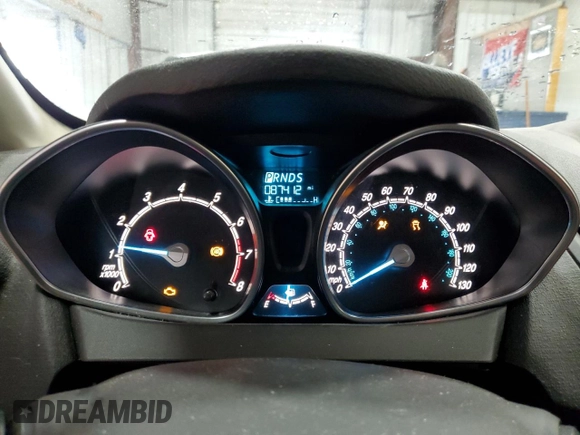 2017 Ford Fiesta SE with VIN 3FADP4EJ4HM163531, listed as a Copart auction lot 45117985 with 87,412 mi miles and Salvage Title. Bid and sale history available at carsss.com. Image 9.